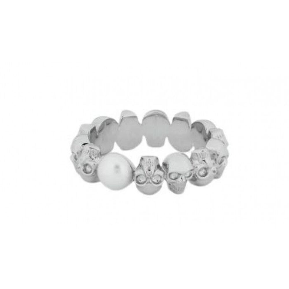 Skull Pearl Ring